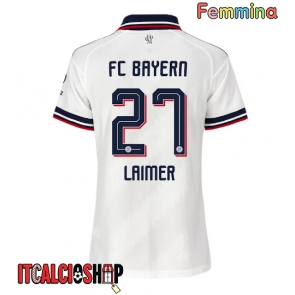 Bayern Munich Konrad Laimer #27 Seconda Maglia Femmina 2026-27 Manica Corta